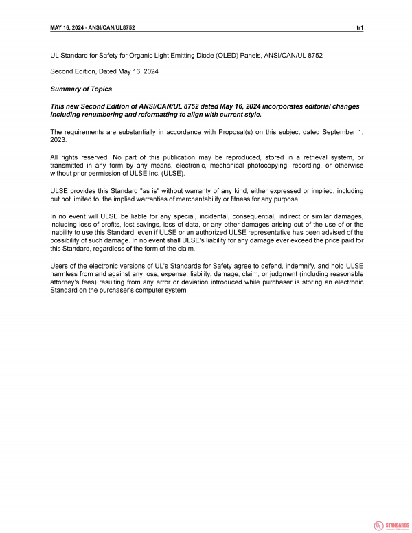 UL 8752 PDF UL 8752 PDF